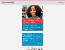 Tablet Screenshot of onceuponachildkaty.com